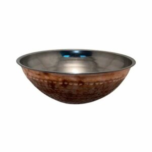 Hammered Stainless Steel Bowl
