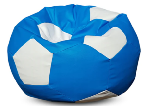 Bean Bag - Blue x White