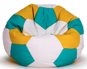 Bean Bag - Turquoise x Yellow