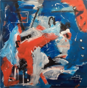 Mixed media on paper