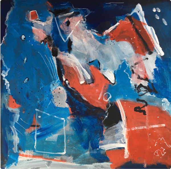 Mixed media on paper