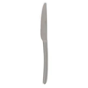 Abert Step Table Knife in Matte Silver