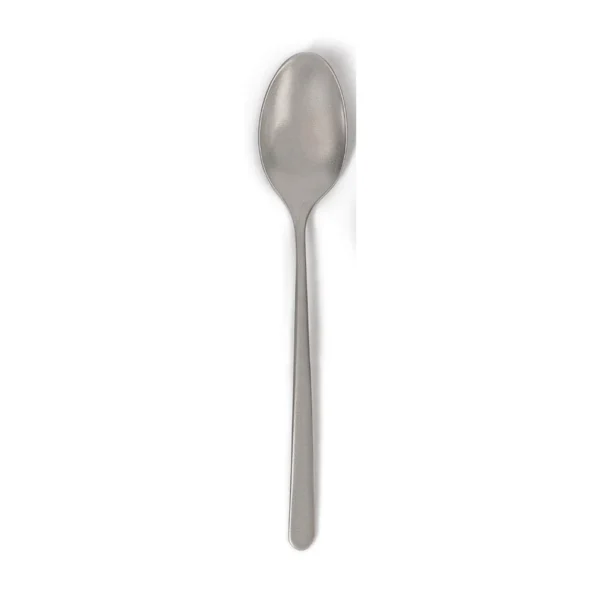 Abert Step Table Spoon in Matte Silver