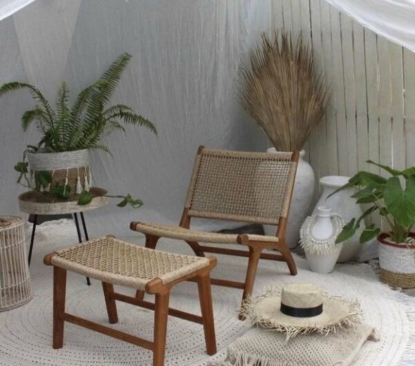 Desert Oasis Lounge Chair & Stool