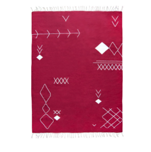 Burgundy Rug KL55
