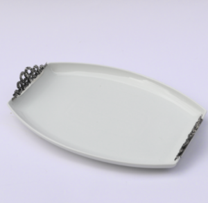 Serving plate Porcelain