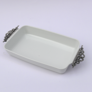 Serving plate Porcelain