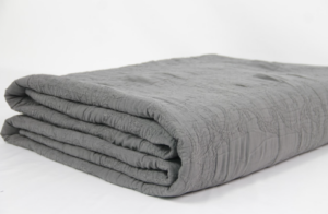 Engraved bed cover