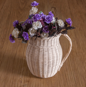 Farmhouse Style Wicker Jug