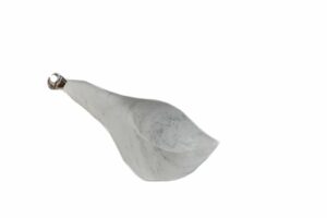 White Marble & Painted Iron
