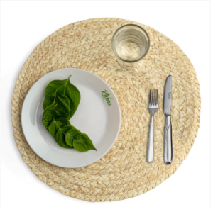 Round heat resistant placemats