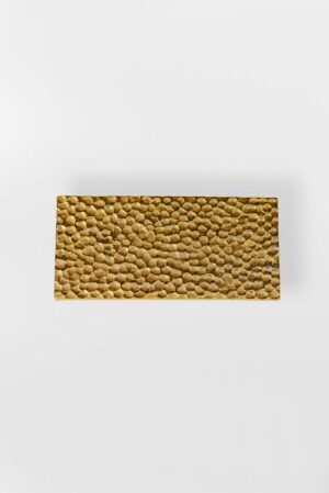 Rectangle Button – Large Gold