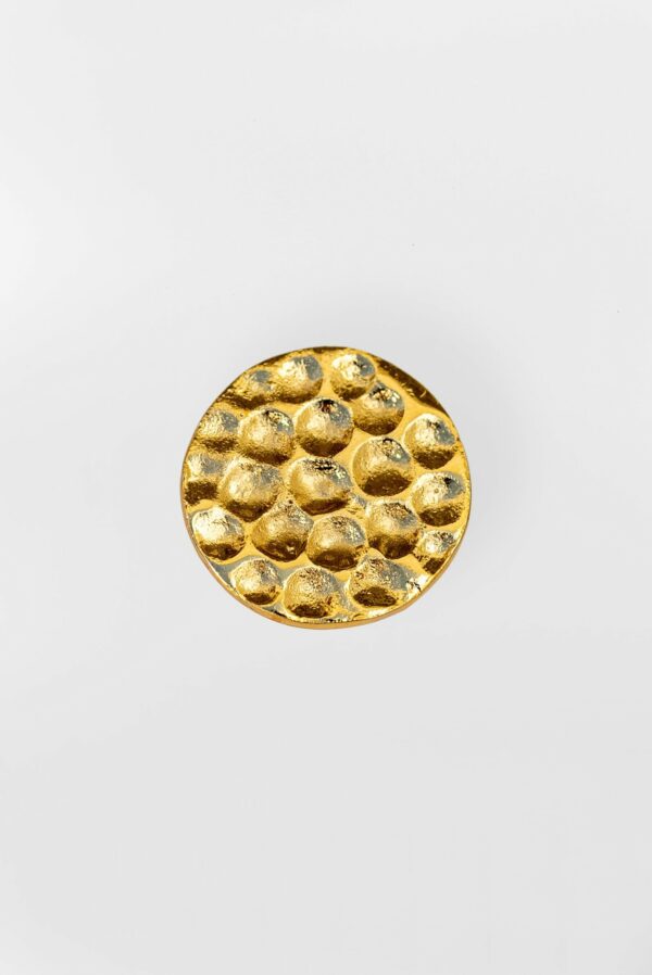 Full Moon Button – Gold