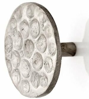 Full Moon Button – Silver