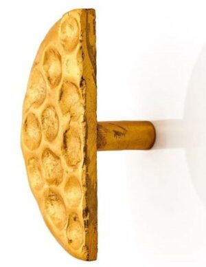 Half Moon Button – Small Gold