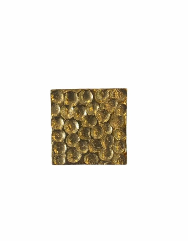 Square Button – Gold