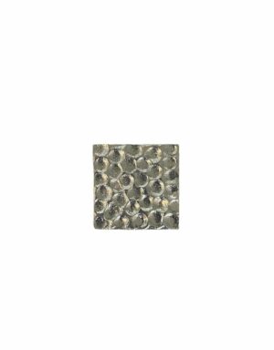 Square Button – Silver
