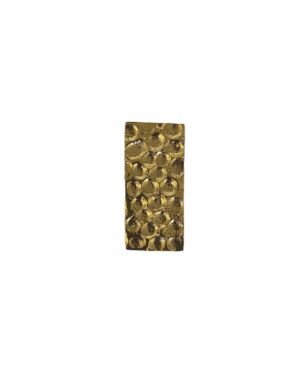 Rectangle Button – Small Gold