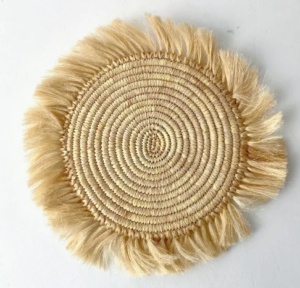 Placemat with fringes