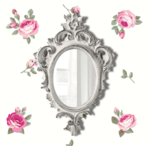 Pretty Shabby Oval Chic CC3