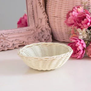 Mini Wicker Basket - Antique cream