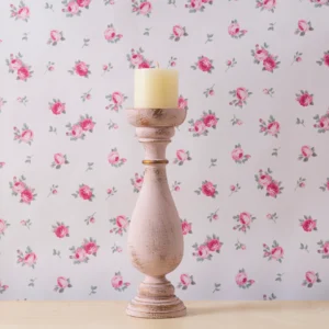 Candle Holder - Pale pink