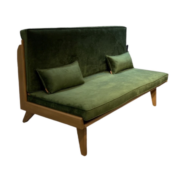 ANKE - Midcentury Modern Wood Sofa