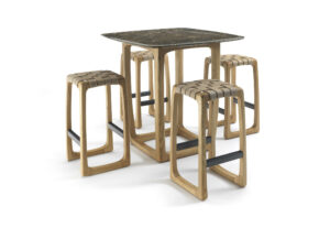 La Pianta Bar Stool - high chair, Teak wood 