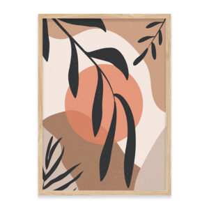 Abstract tropical leaves