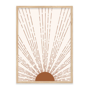 Mid-century modern minimalist art