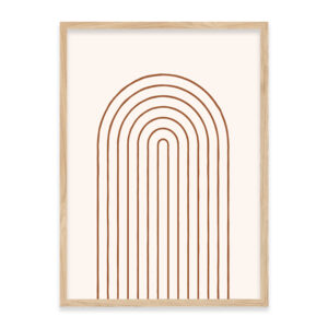 Mid-century modern minimalist art