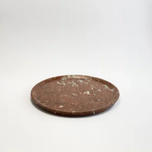 Round Plate - Rosso Collemandina