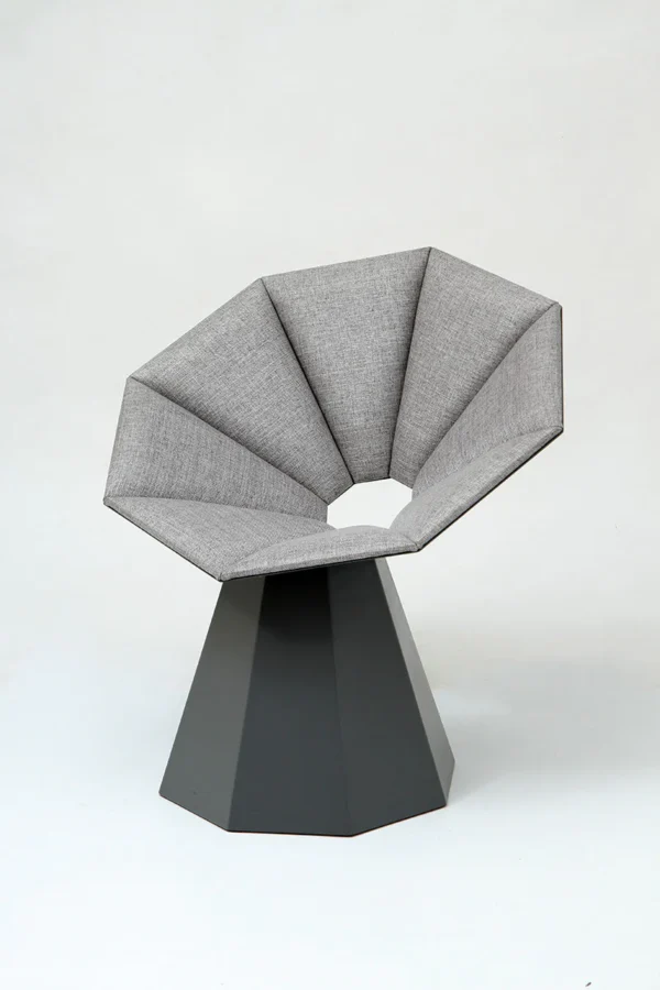 ORCIDE Arm Chair | Wood & Steel Symphony
