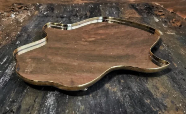 Fatma Hand Stainless plate & tray