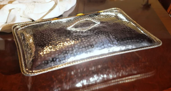 Stella rectangular platter with cover