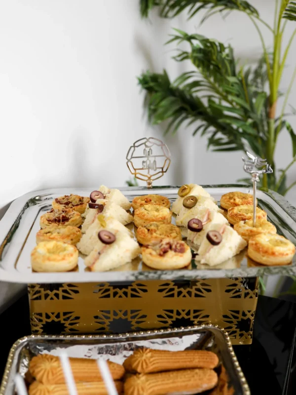 Welcome Arabic calligraphy tray