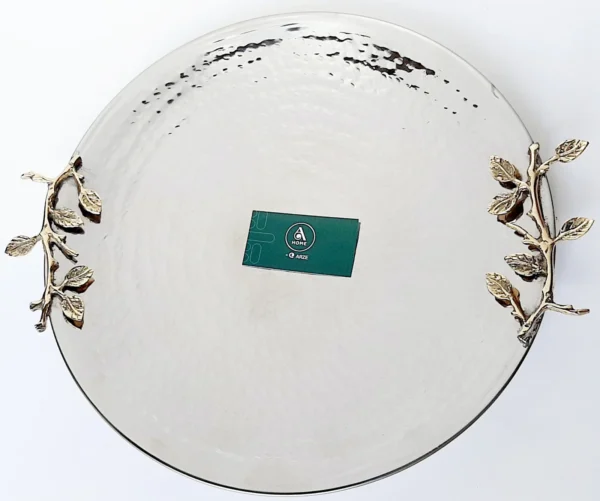 Round leaves platter