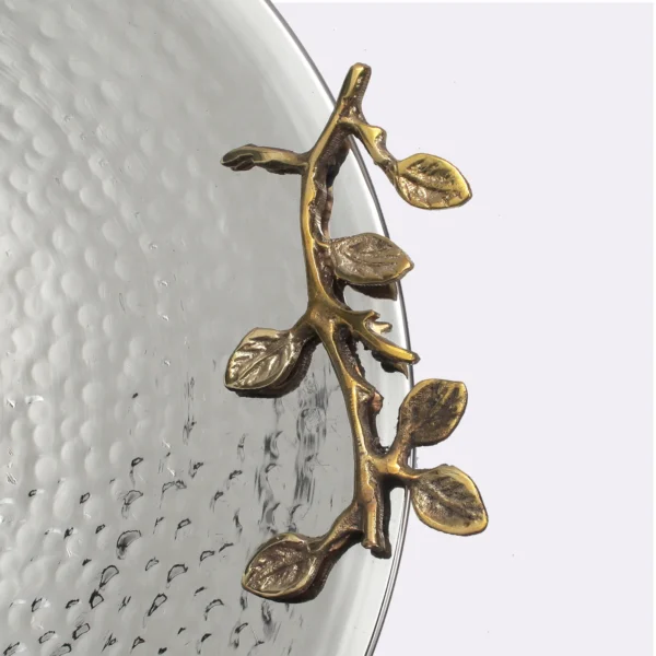 Round leaves platter