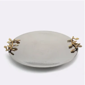 Round leaves platter