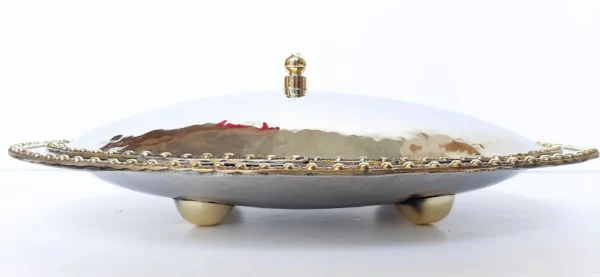 Stella oval platter with cover