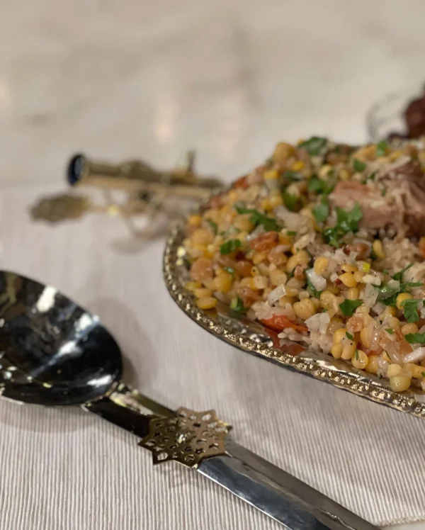 Islamic star serving spoon