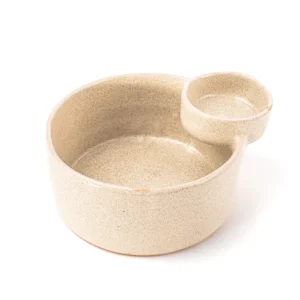 The Dip & Eat Bowls (2-in-1) | Cream White