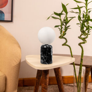 The Nuuk Table Lamp | Nero Marquina | Cordless - Rechargable