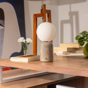 The Nuuk Table Lamp | Triesta Beige | Cordless - Rechargable