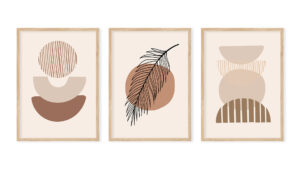 3 Set of creative minimalist