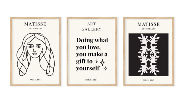 Abstract Matisse Art Set