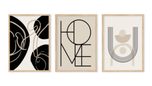 3 Set of Abstract Style - 30x40