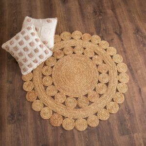 Halfa Flower Shape Rug - 100