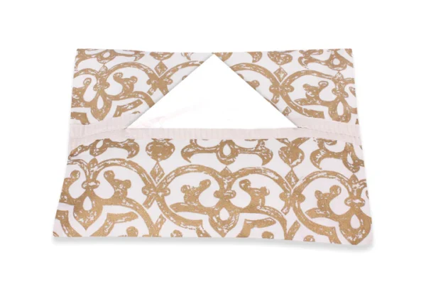 Golden Calligraphy and Chain tissue box