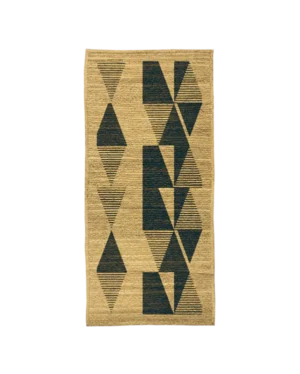 Black Abstract rug